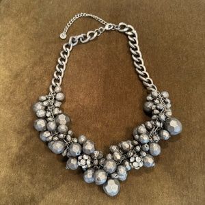 Simply Vera Vera Wang Weathered Gunmetal Gray Bobble Necklace